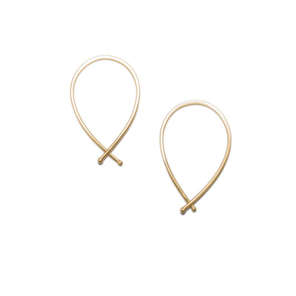 ribbon hoop earrings – Carla Caruso