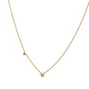 <!--NK703--> asymmetric itty bitty diamond necklace