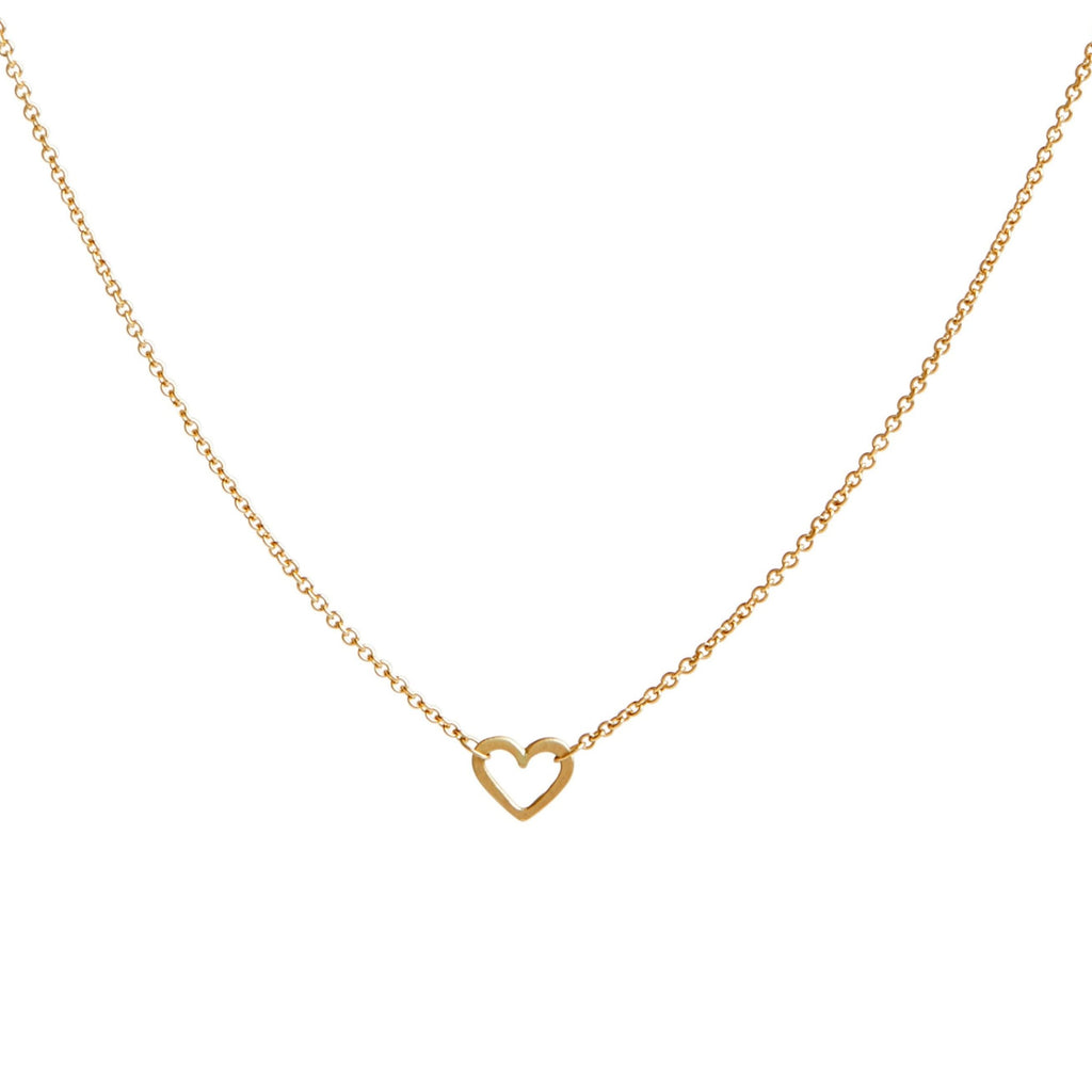 <!--NK889-->wee heart necklace