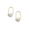 <!--ER924-->wide pearl arch earrings